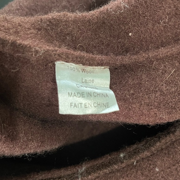 Deadstock NWT Vintage Rich Brown Wool Hat - Picture 4 of 6